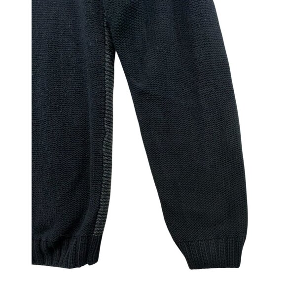 Calvin Klein Mens Full-Zip Knit Design Sweater XL Gray & Dark Gray Ribbed Colla - Picture 12 of 13